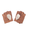 secondo hand Collection Privée Vintage Crochet and Leather Fingerless Gloves