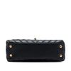 Secondhand Chanel Mini Chevron Aged Calfskin Coco Top Handle Bag