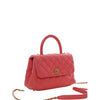 Secondhand Chanel Mini Quilted Caviar Coco Top Handle Bag