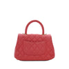 Secondhand Chanel Mini Quilted Caviar Coco Top Handle Bag