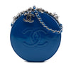 Chanel CC Patent Round As Earth Bag Secondhand