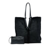 Bottega Veneta Suede and Shearling Bolster Reversible Tote Secondhand