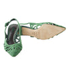 second hand Dolce & Gabbana Green Slingback Pumps