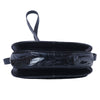 Secondhand Collection Privée Black Crocodile Leather Crossbody Bag - '80s
