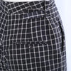 second hand Vivienne Westwood Black & White Checked High-Waisted Trousers 