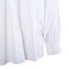 Secondhand Yves Saint Laurent Rive Gauche White Gathered Shirt – '80s