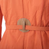 Secondhand Fendi Orange Belted Zip-Up Utility Jacket -'90s