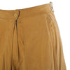 Secondhand Gianni Versace Vintage Ochre Suede Bermuda Shorts - '80s