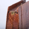 Secondhand Collection Privèe Cognac Embossed Leather Structured Handbag-'60s