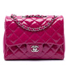Chanel Medium CC Quilted Patent Double Compartment Flap Secondhand