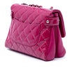 Chanel Medium CC Quilted Patent Double Compartment Flap Secondhand