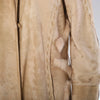 Secondhand Denimaxx Beige Sheared Shearling Fur-Trim Maxi Coat
