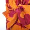 Gianfranco Ferré Baroque Print Silk Dress with Oversized Bow – '80s