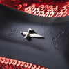 second hand Paciotti Red Sequin Mule Pumps