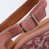 second hand Castañer Pink Suede Espadrille Wedge Sandals with Floral 