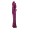 second hand Prada Purple Silk Co-Ord Set Tunic Top & Tailored Trousers- '90s