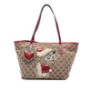 Gucci Small GG Canvas Brando Guccioli Holiday Chihuahua Tote Secondhand