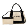 Balenciaga Canvas Navy Cabas XS Secondhand