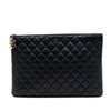 Chanel Large Quilted Lambskin Casino Charms O Case Clutch Secondhand