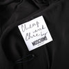second hand Moschino Cheap & Chic Vintage Black Rayon Draped Knot Maxi Skirt