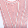 Secondhand Missoni Pink Ribbed Knit Sleeveless Skater Dress