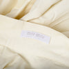 Secondhand Miu Miu Cream Leather Midi Skirt 