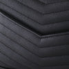 Secondhand Saint Laurent Black Matelasse Leather Mini Lou Camera Bag - '20s