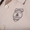 Secondhand Dolce & Gabbana Beige Trench Coat With Back Graphic