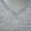 Secondhand Brunello Cucinelli Grey Cashmere V-Neck Sweater