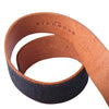 Secondhand Richmond Distressed Brown Leather Belt with Cross Buckle - '00s