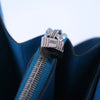 Secondhand Hermès Bleu Zanzibar Kelly Long Wallet Chevre Leather Palladium Hardware