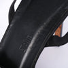 Second Hand John Galliano Gazette Black Leather Lace-Up Slingback Heels