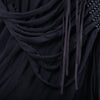 Secondhand Junya Watanabe Comme des Garçons Draped Black Top - '10s