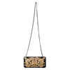 Secondhand Chanel Black Velvet Gold Embroidered Clutch – '10s