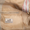 Secondhand Hermès Vintage Beige Checked Cotton Blazer - '90s