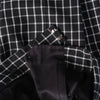 second hand Vivienne Westwood Black & White Checked High-Waisted Trousers 