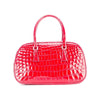 Prada Red Crocodile Leather Bag - 2000s Second hand