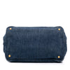 Secondhand Prada Denim Canapa Logo Tote