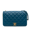 Secondhand Chanel Medium Quilted Calfskin CC Side Chain Full Flap