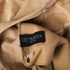 Secondhand Denimaxx Beige Sheared Shearling Fur-Trim Maxi Coat