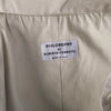 Secondhand Philosophy di Alberta Ferretti Beige Cotton Pleated Peplum Utility Jacket