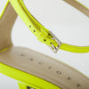 second hand Cesare Paciotti Yellow Heels with Ankle Strap