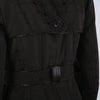Secondhand Karen Millen Brown Monogram Jacquard Belted Trench Coat - '00s