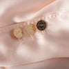 Secondhand Yves Saint Laurent Blush Satin Waist-Detail Blazer