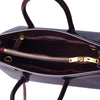Secondhand Saint Laurent Paris Burgundy Smooth Calfskin Leather Medium Sac De Jour Bag - '10s