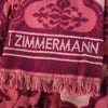 second hand Zimmermann Lola Hooded Fringed Intarsia Cotton-Terry Kaftan
