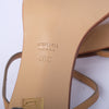 second hand Gucci by Tom Ford Tan Leather Kitten Heel Mules Horsebit Detail 