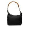 Gucci Nylon Bamboo Shoulder Bag Secondhand