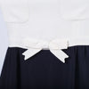Secondhand Moschino Couture Two-Tone Dress with Bow Accent 