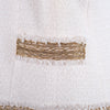Chanel Short Sleeve Ivory Jacket With Silk Lining - '00s